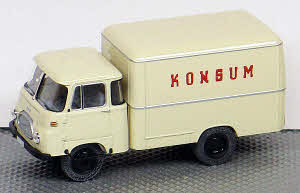 Robur LO 2500 Rundkoffer-LKW Konsum