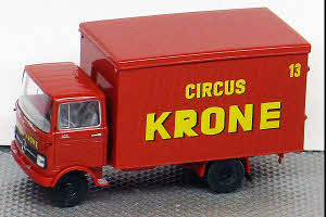 MB LP 608 Koffer-LKW Cirkus Krone