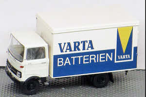 MB LP 608 Koffer-LKW Varta