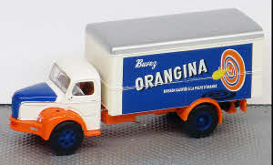 Berliet GLR 8 Koffer-LKW Orangina
