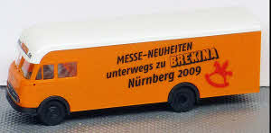 MB LP 322 Möbelwagen Brekina Messemodell